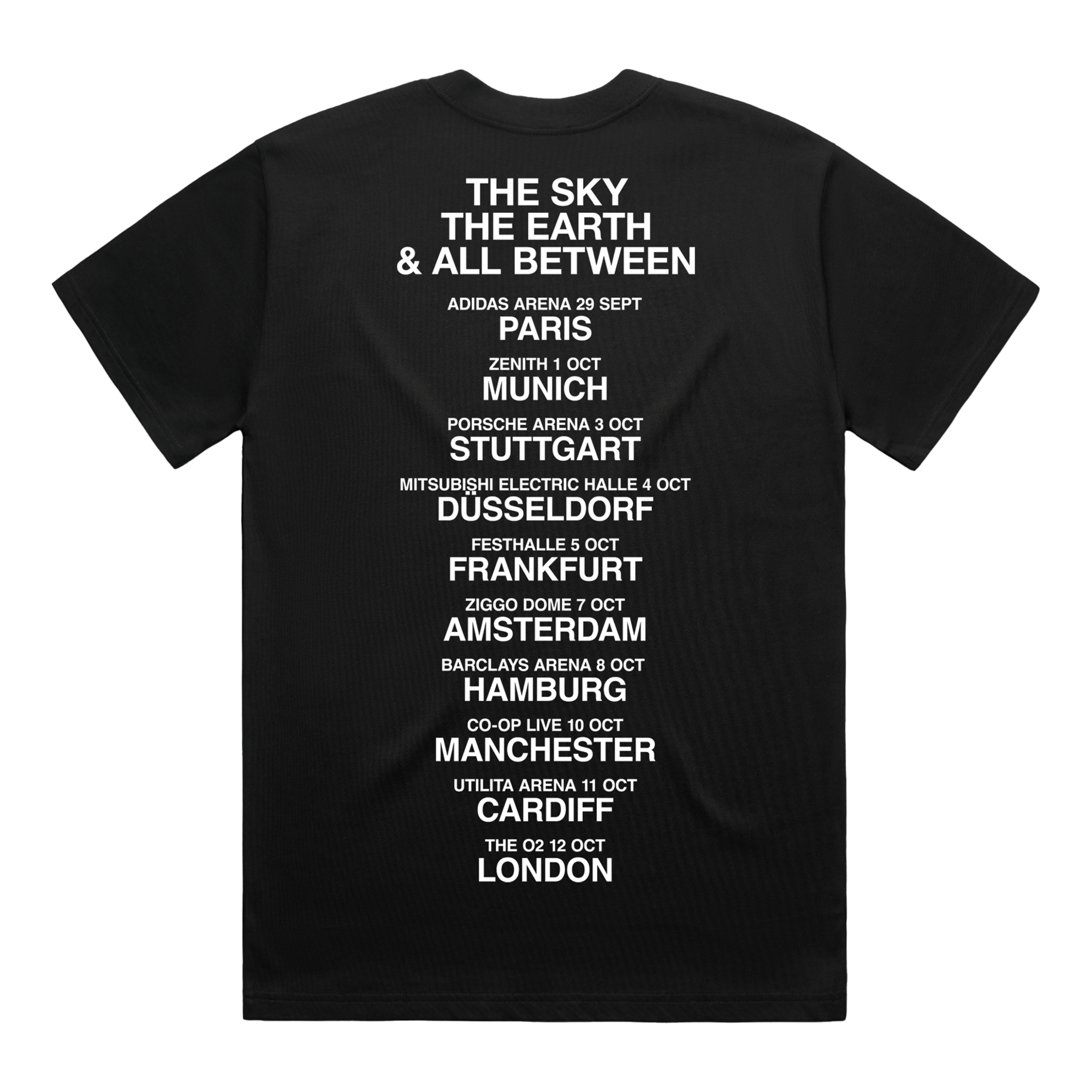 architects-the-sky-the-earth-tour-t-shirt-schwarz-baumwolle image 2