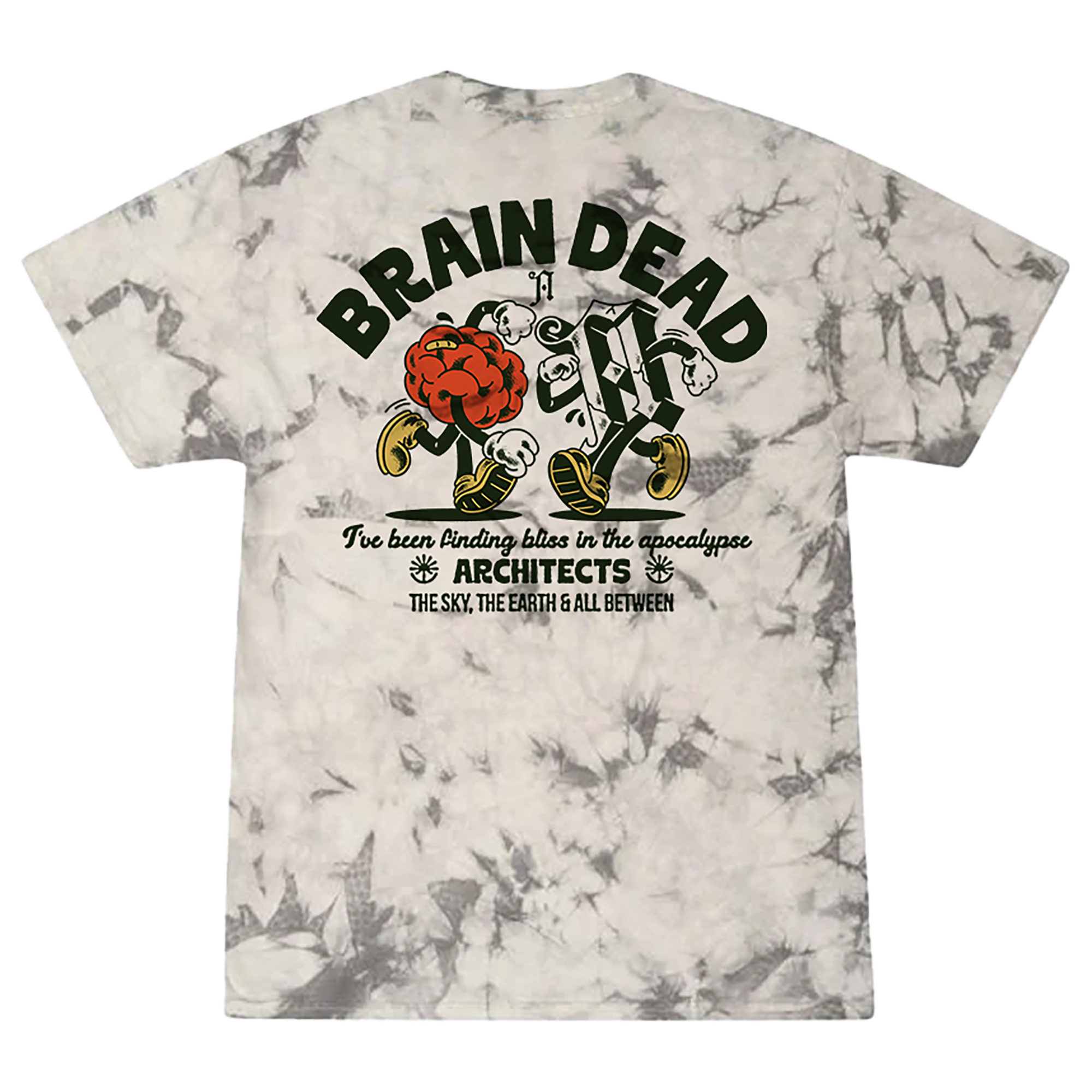 architects-braindead-t-shirt-crystal-dye-wei-batik-baumwolle image 2