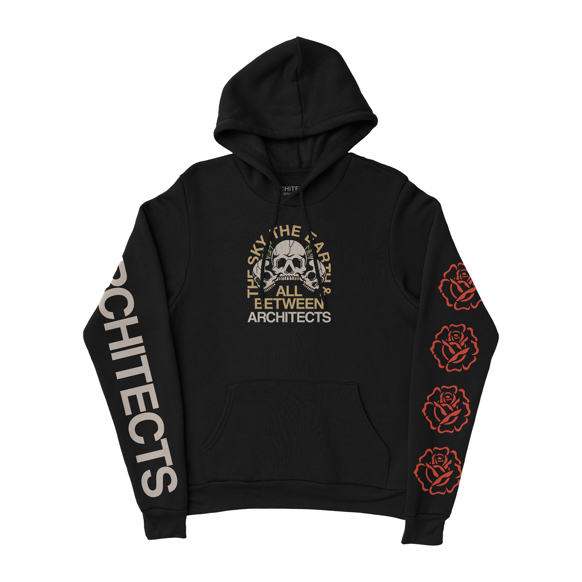 architects-the-sky-the-earth-skull-hoodie-schwarz-baumwolle image 1