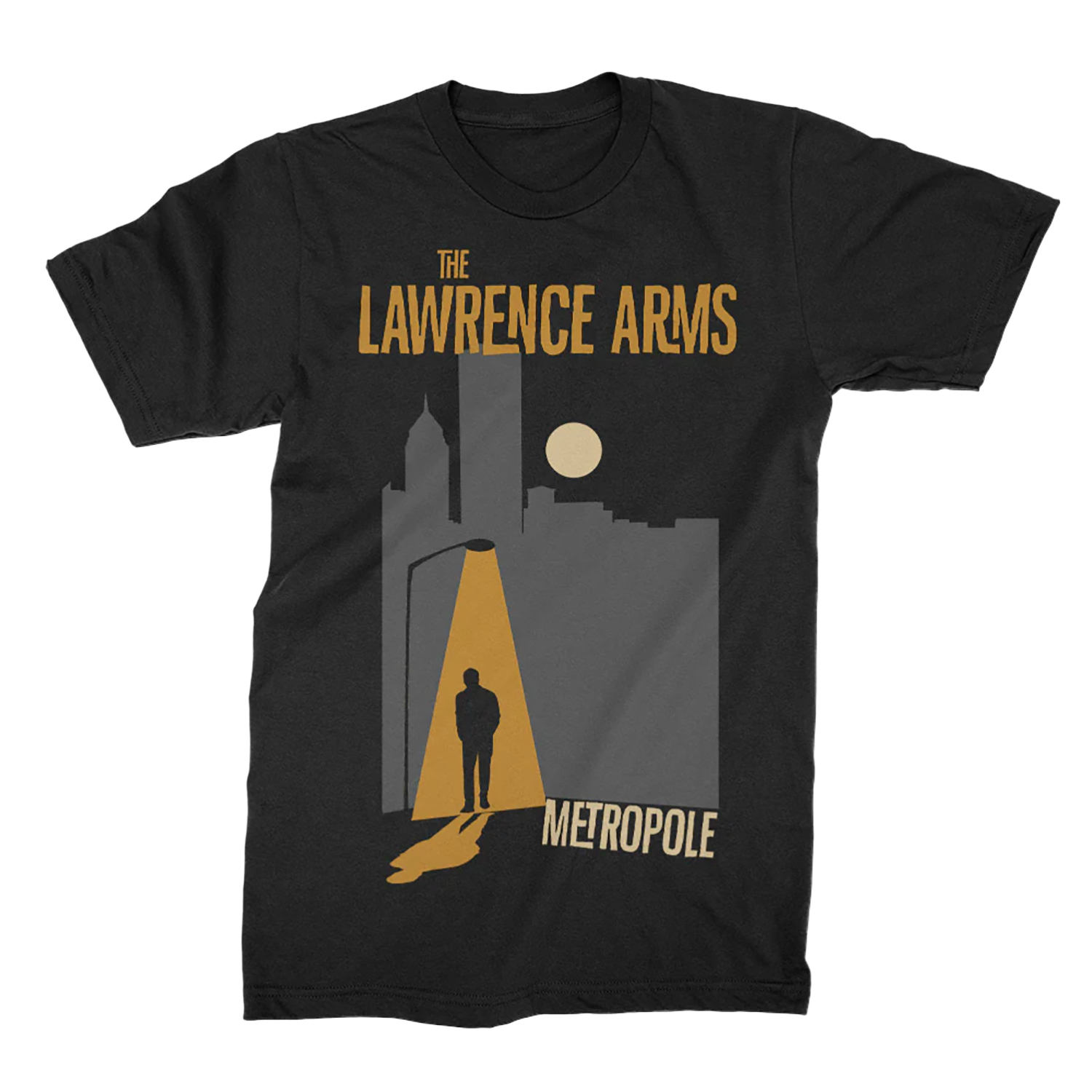 the-lawrence-arms-metropole-t-shirt-schwarz-baumwolle image 1