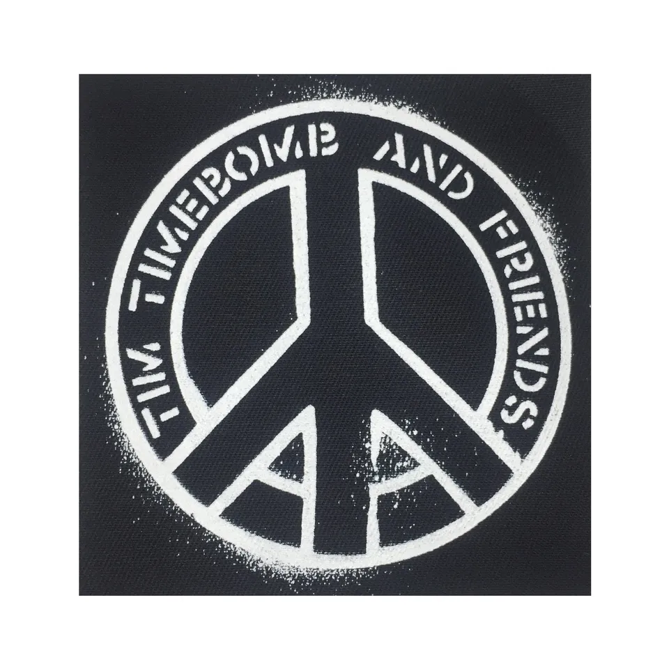 tim-timebomb-peace-cloth-patch-aufn-her-4-5-zoll image 1