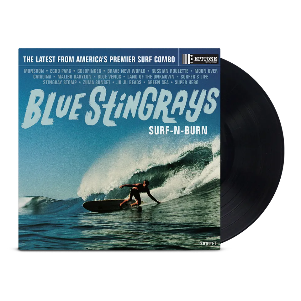 blue-stingrays-surf-n-burn-lp-black-180g-vinyl image 1