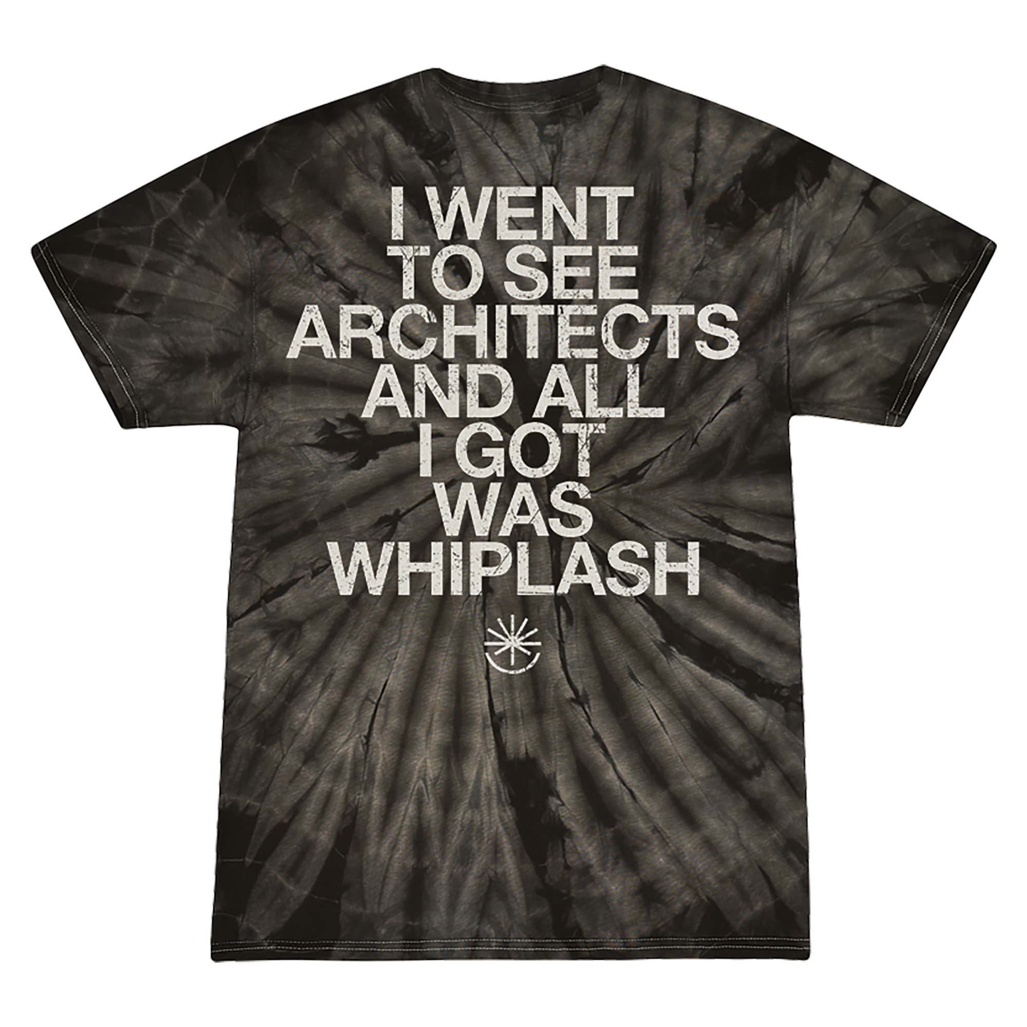 architects-whiplash-tie-dye-black-t-shirt-relaxed image 2