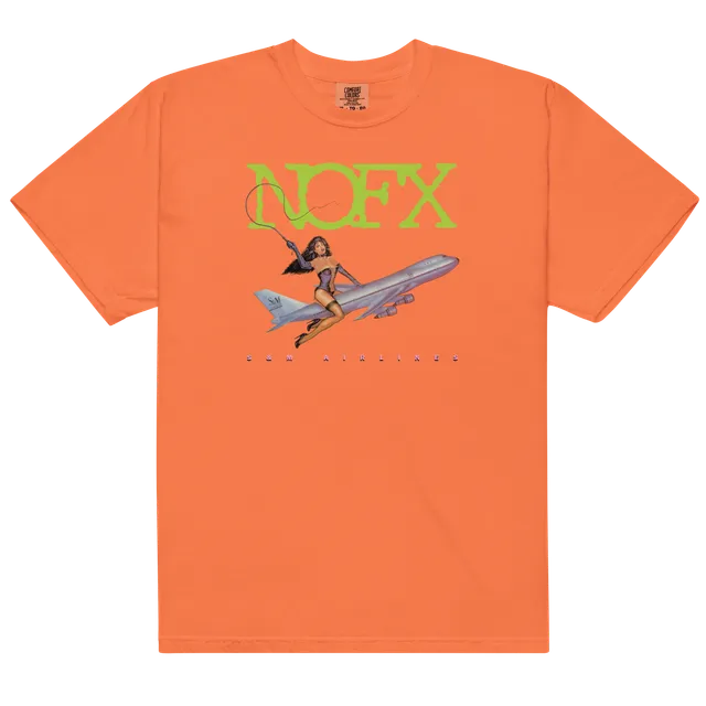 nofx-s-m-airlines-t-shirt-orange-baumwolle image 1