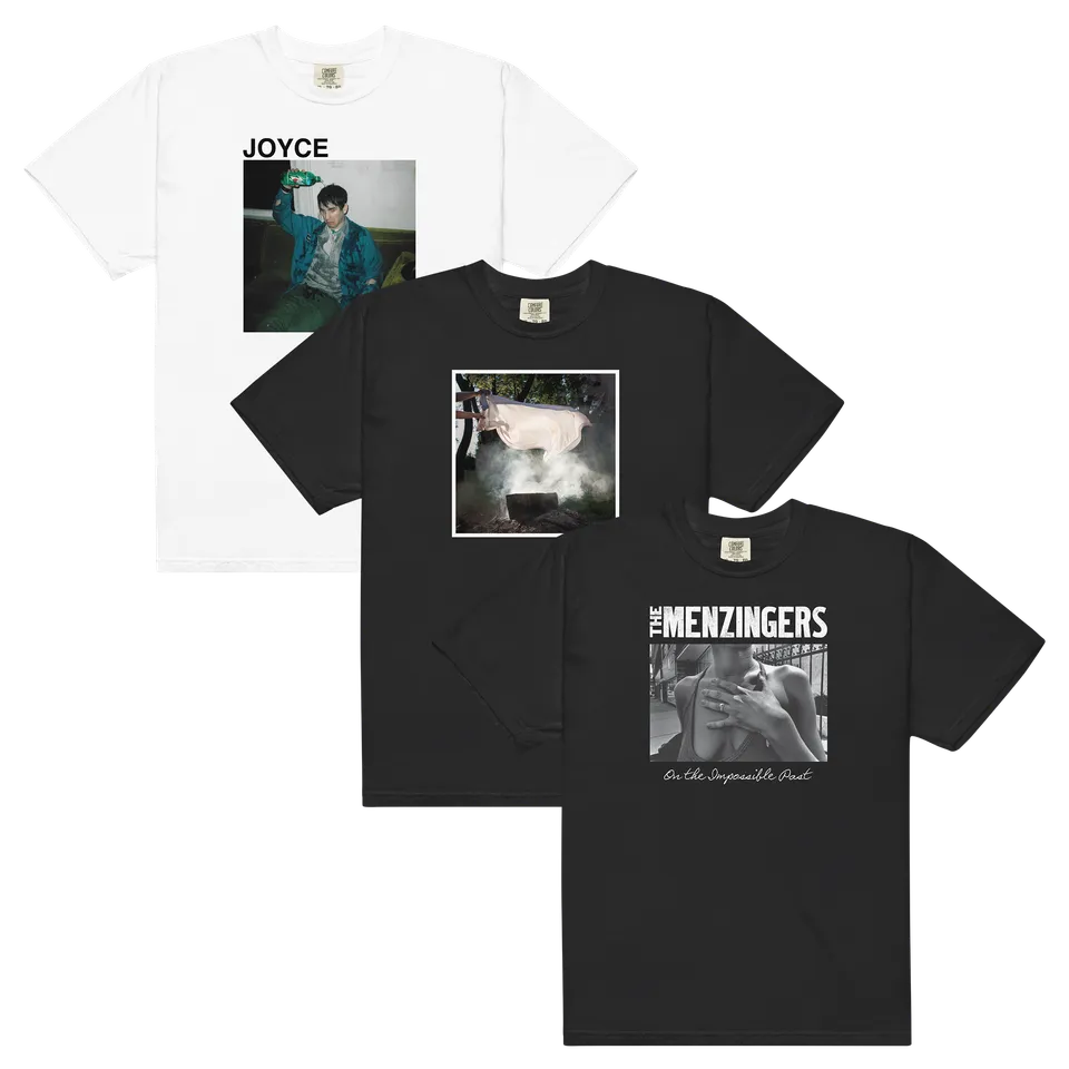 joyce-manor-pianos-menzingers-t-shirt-bundle-3er-set image 1