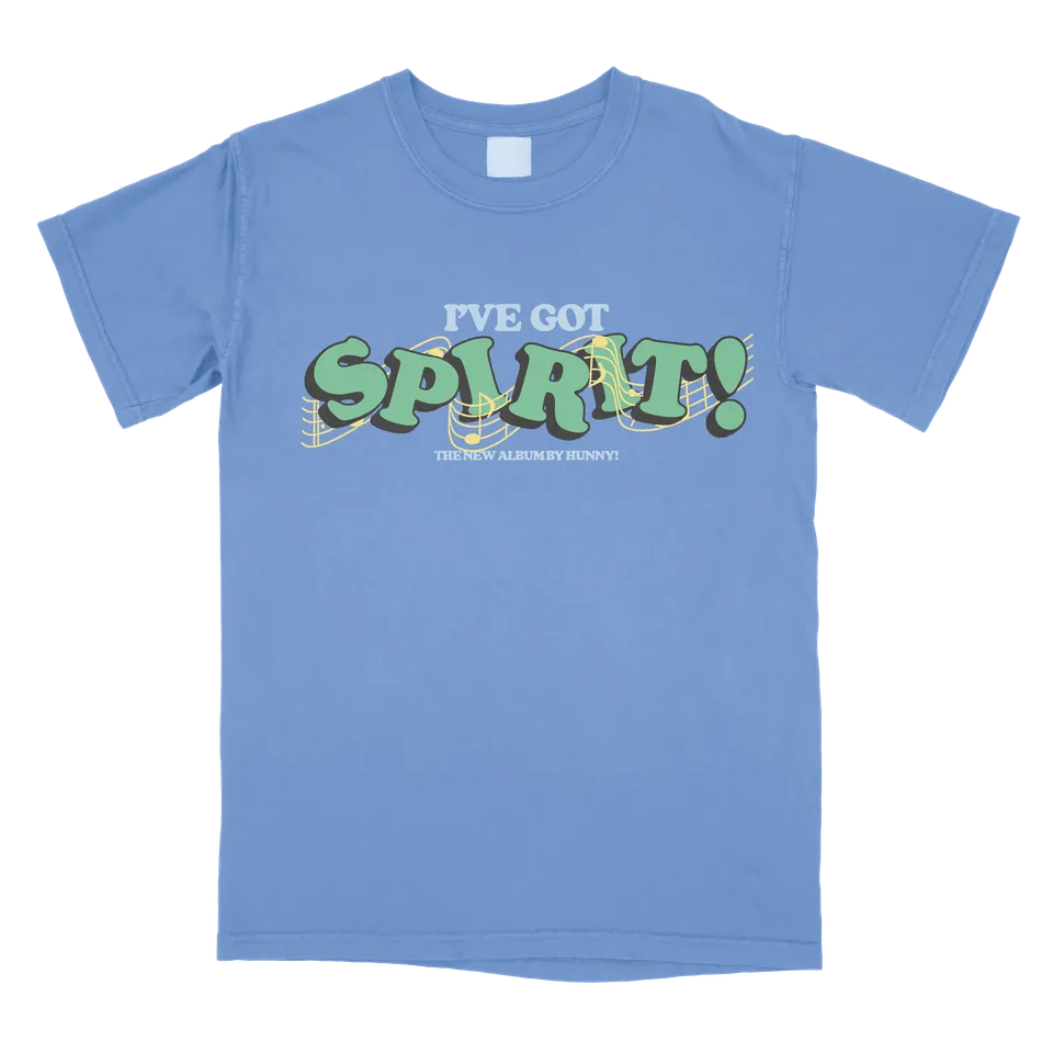 hunny-spirit-t-shirt-carolina-blue-baumwolle image 1