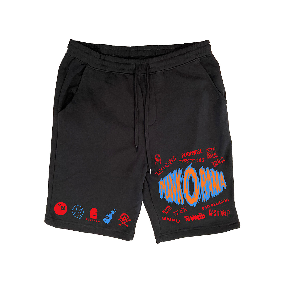 punk-o-rama-por-logo-sweat-shorts-schwarz image 1