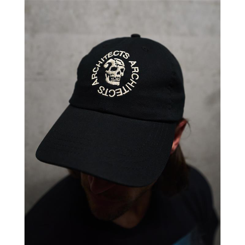 architects-skull-cap-schwarz-bestickt-baumwolle-unisex image 2