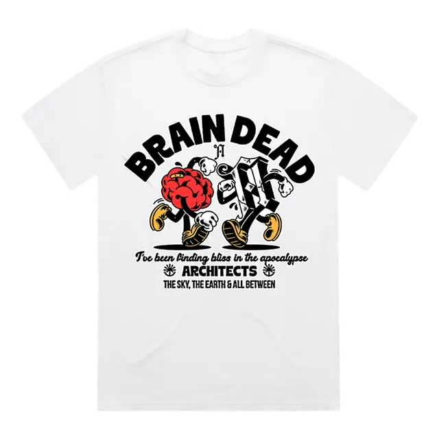 architects-brain-dead-t-shirt-wei-heavyweight-baumwolle image 1