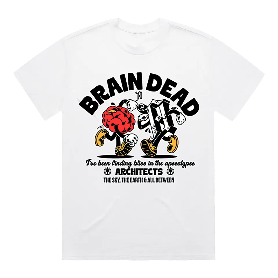 architects-brain-dead-t-shirt-wei-heavyweight-baumwolle image 1