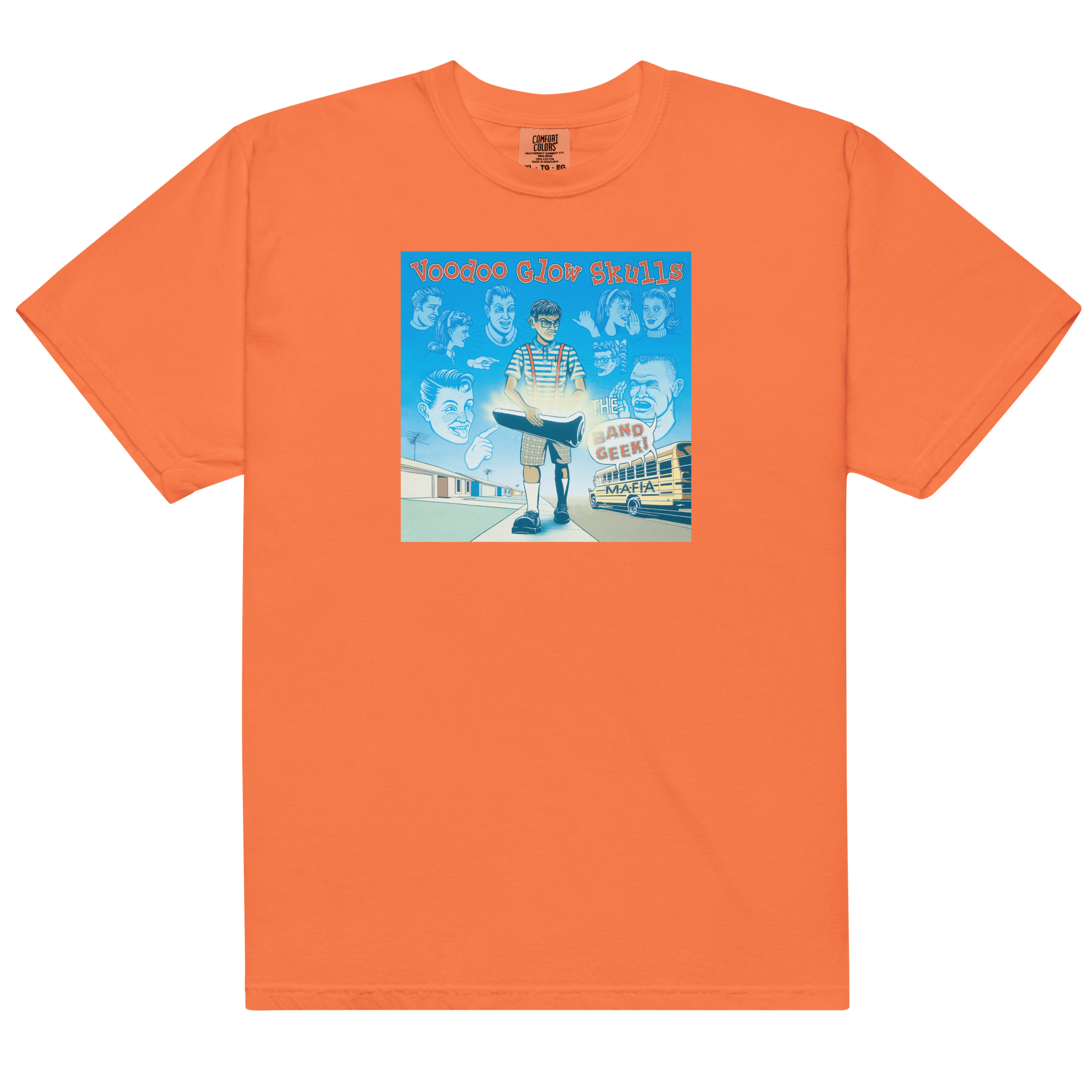 the-band-geek-mafia-t-shirt-orange-baumwolle image 1