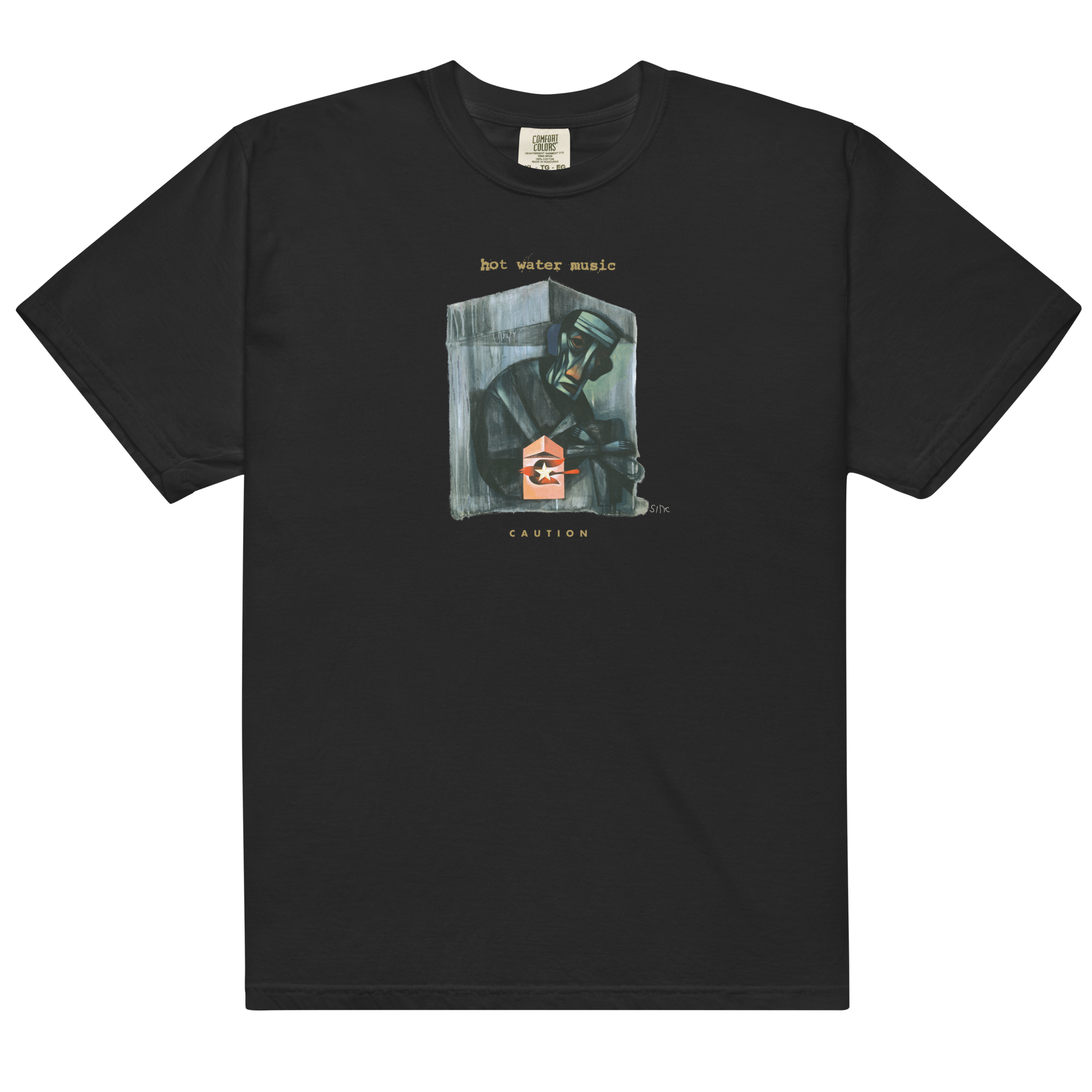 epitaph-caution-t-shirt-schwarz-baumwolle image 1