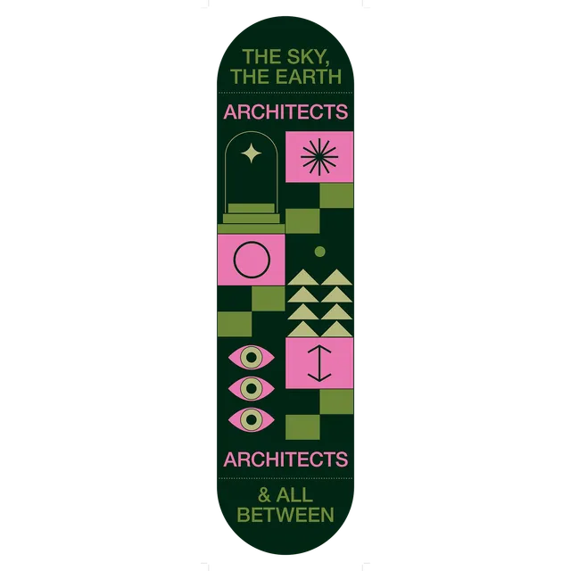 architects-the-sky-the-earth-all-between-skateboard-deck image 1