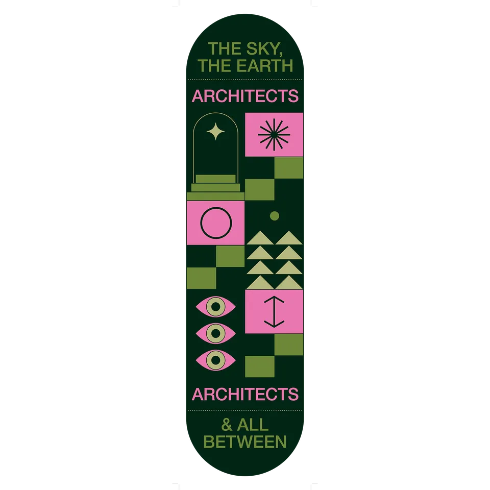 architects-the-sky-the-earth-all-between-skateboard-deck image 1