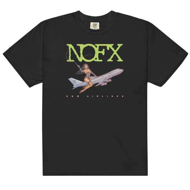 nofx-s-m-airlines-t-shirt-schwarz-aus-baumwolle image 1