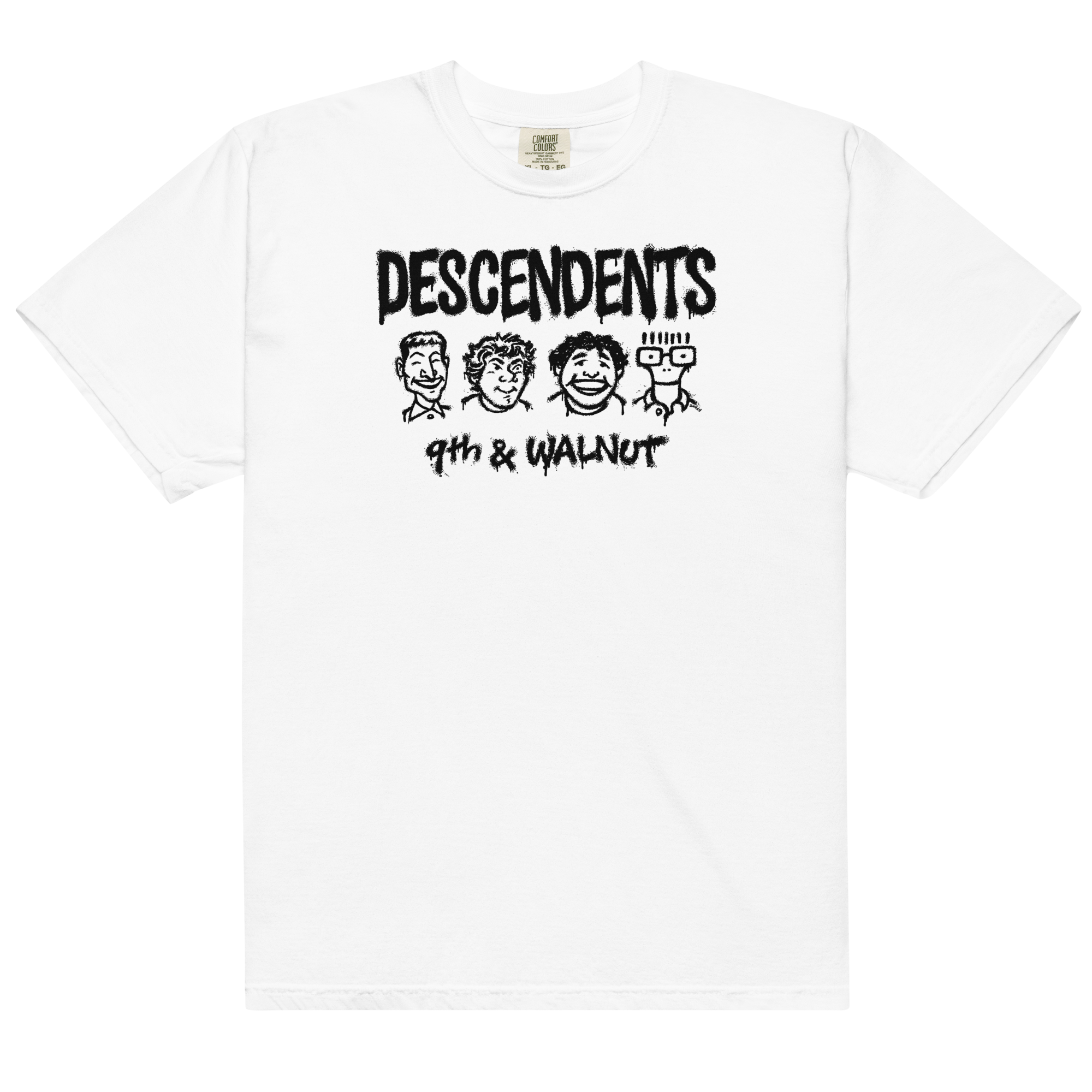 descendents-9th-walnut-t-shirt-wei-baumwolle image 1