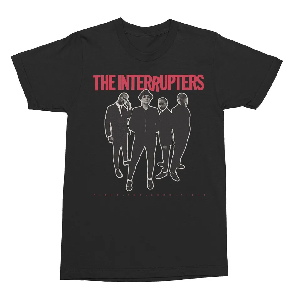 the-interrupters-fight-the-good-fight-t-shirt-schwarz image 1