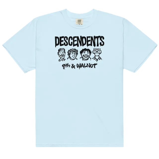 descendents-9th-walnut-t-shirt-hellblau-graffiti image 1