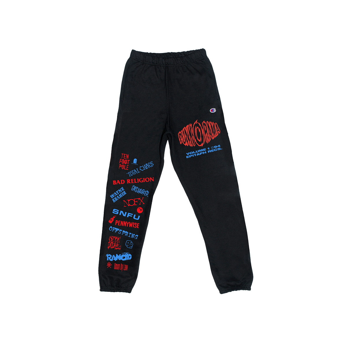 epitaph-punk-o-rama-vol-1-logos-sweatpants-schwarz image 1