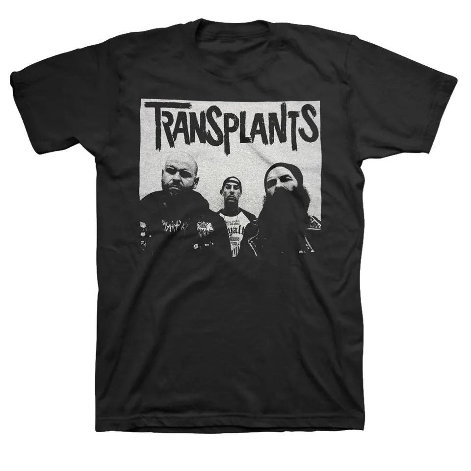 transplants-band-photo-t-shirt-schwarz-baumwolle image 1