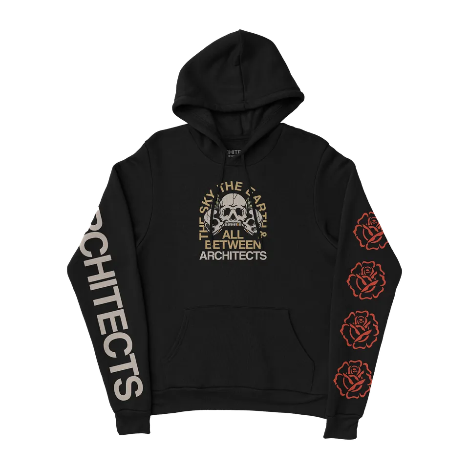 architects-the-sky-the-earth-skull-hoodie-schwarz-baumwolle image 1