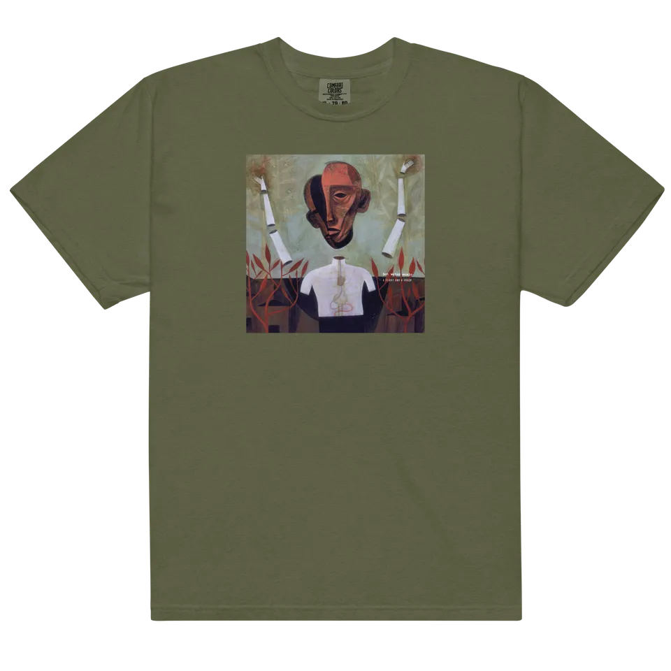 a-fight-and-a-crash-t-shirt-hemp-green-baumwolle image 1