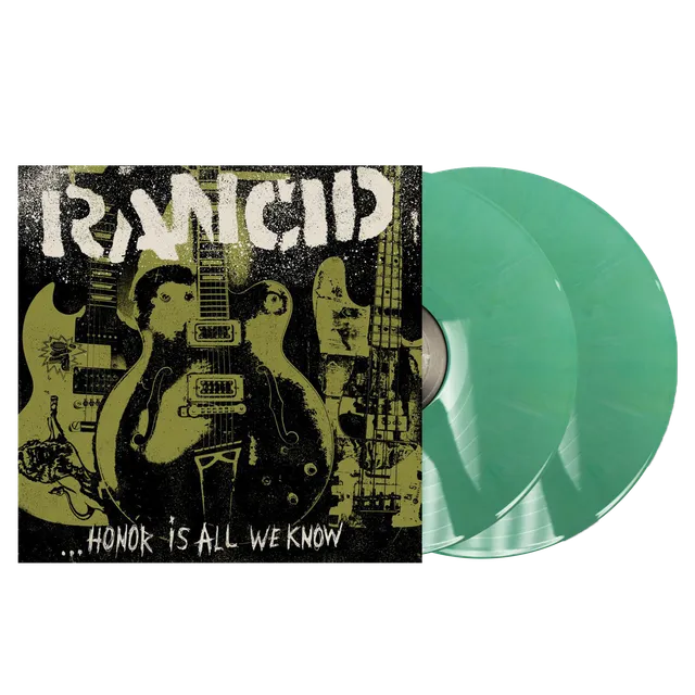 rancid-honor-is-all-we-know-lp-green-yellow-swirl-vinyl image 1