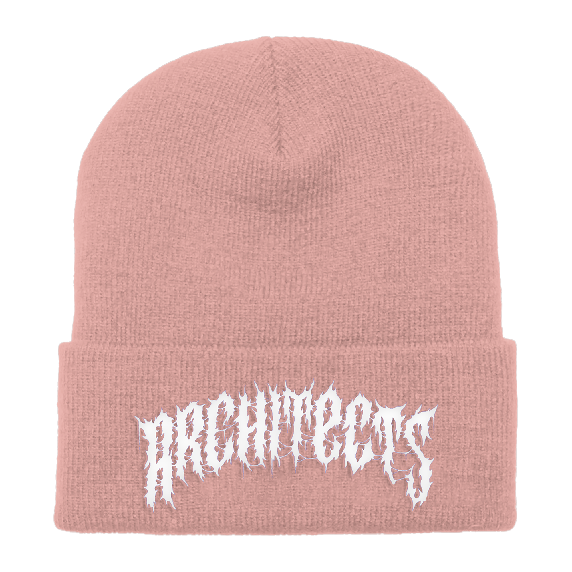 architects-logo-beanie-m-tze-rosa-stick-einheitsgr-e image 1