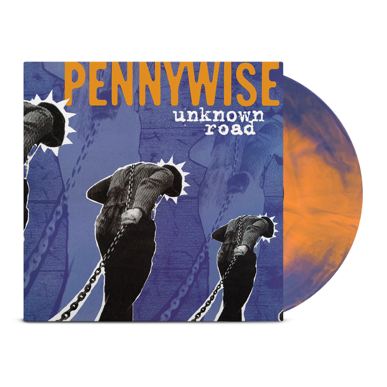 pennywise-unknown-road-lp-vinyl-orange-blau-galaxy-30-jahre image 1