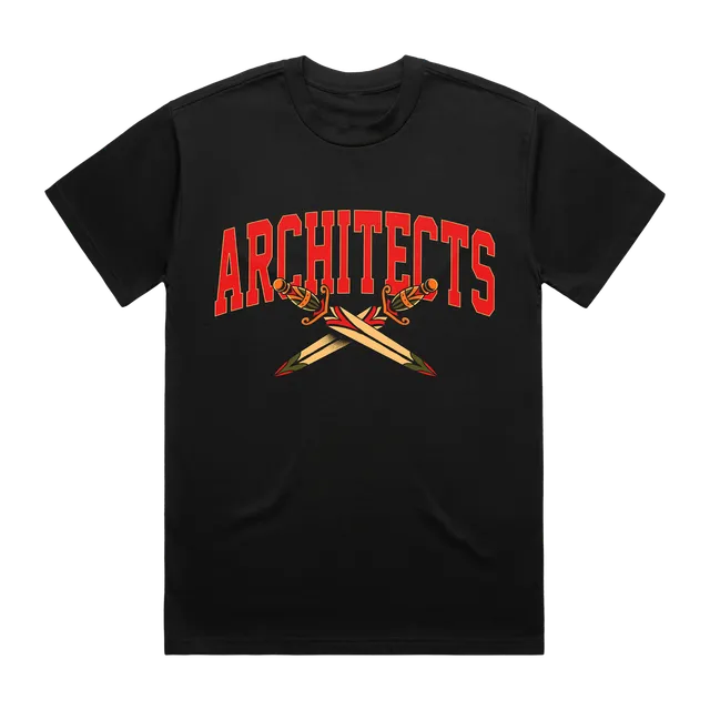 architects-tiger-knife-t-shirt-schwarz-tattoo-baumwolle image 1