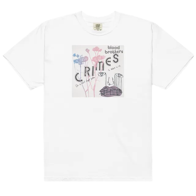 crimes-t-shirt-wei-baumwolle-album-motiv image 1