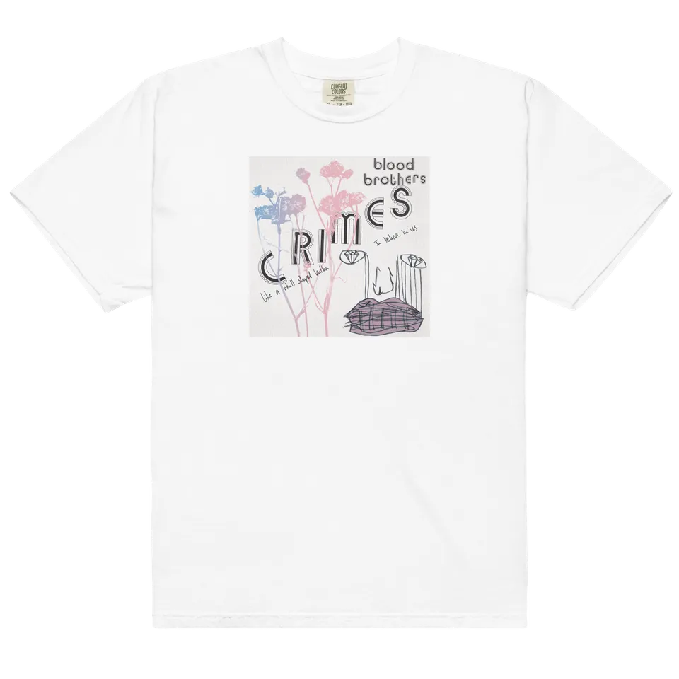 crimes-t-shirt-wei-baumwolle-album-motiv image 1