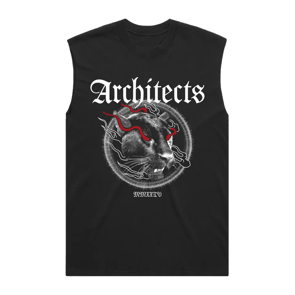 architects-panther-black-vest-schwarze-weste-baumwolle image 1
