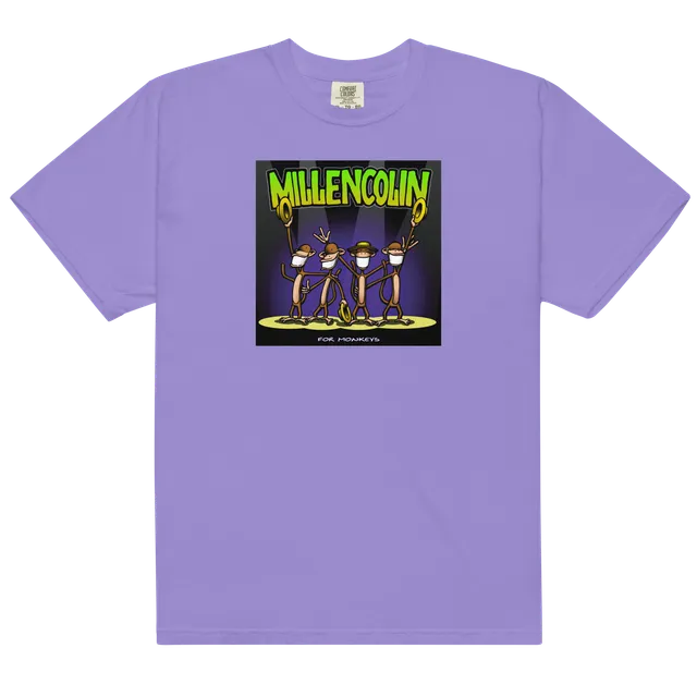 millencolin-for-monkeys-t-shirt-lila-baumwolle-print image 1