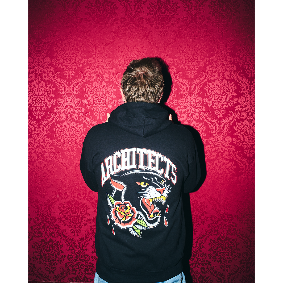 architects-panther-tattoo-oversized-zip-hoodie-schwarz image 3