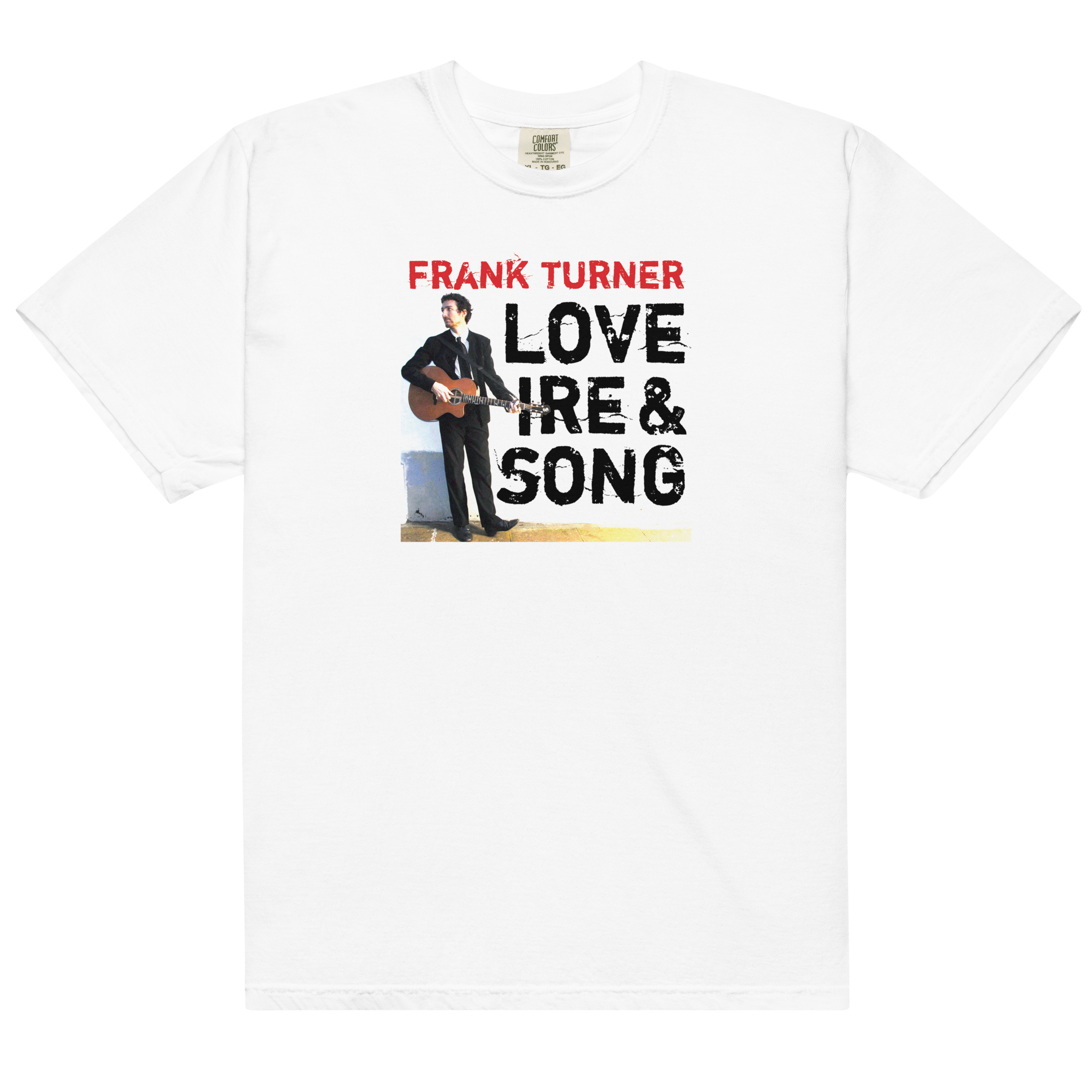 frank-turner-love-ire-song-t-shirt-wei-baumwolle image 1