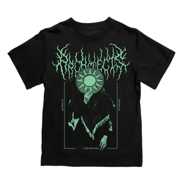 architects-occult-t-shirt-glow-in-the-dark-schwarz-unisex image 1