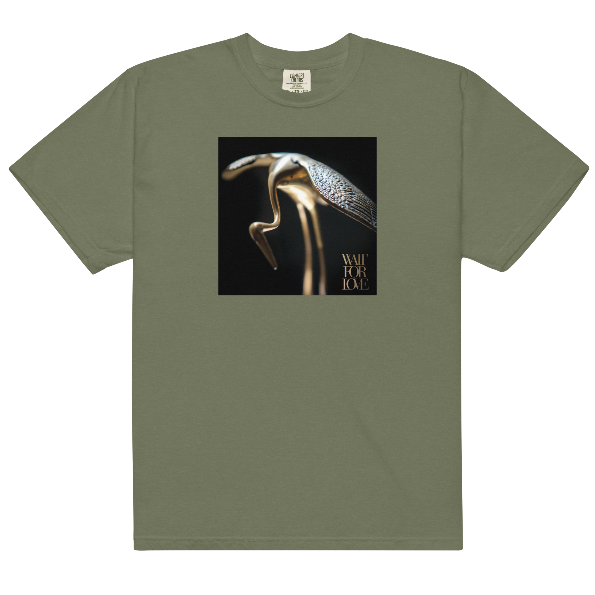 wait-for-love-t-shirt-moosgr-n-baumwolle-relaxed-fit image 1