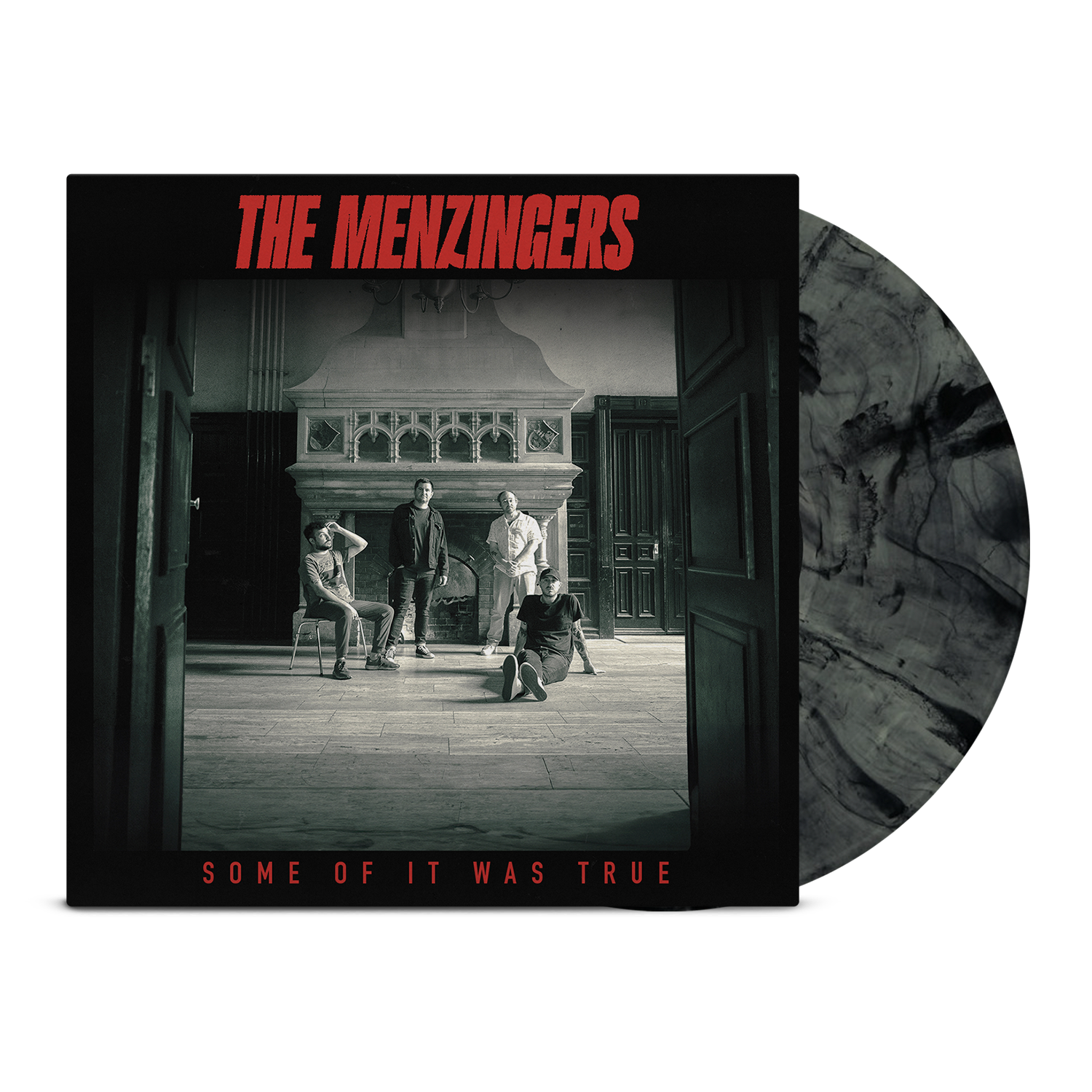 the-menzingers-some-of-it-was-true-lp-vinyl-coke-bottle-clear image 1