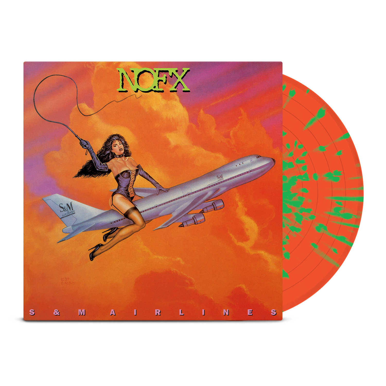 nofx-s-m-airlines-lp-splatter-vinyl-orange-limitiert image 1