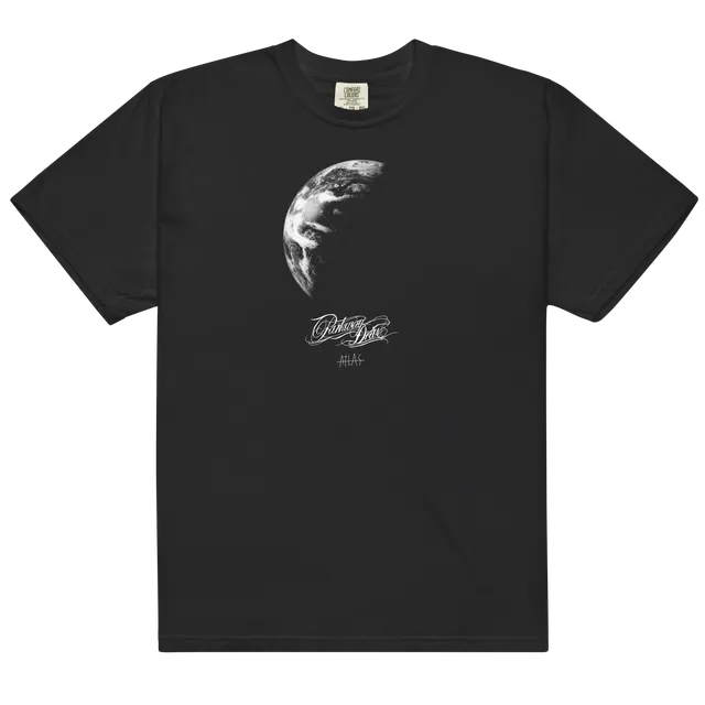 atlas-t-shirt-schwarz-albumcover-shirt-baumwolle image 1