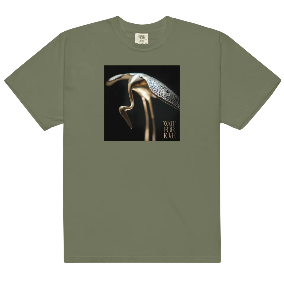 wait-for-love-t-shirt-moosgr-n-baumwolle-relaxed-fit image 1