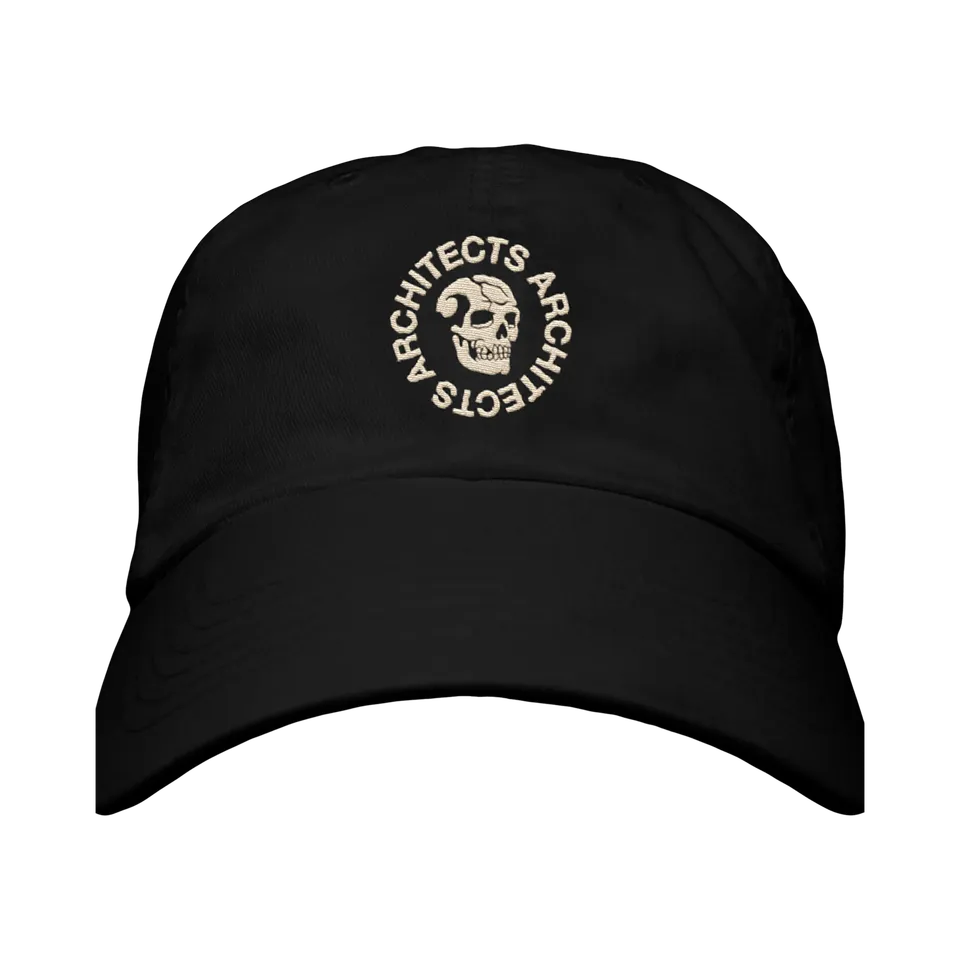 architects-skull-cap-schwarz-bestickt-baumwolle-unisex image 1