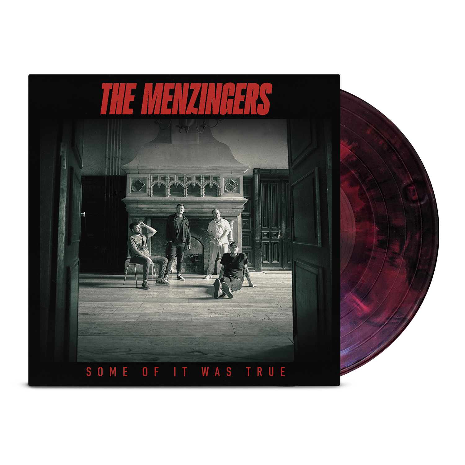the-menzingers-some-of-it-was-true-lp-cherry-bomb-splash image 1