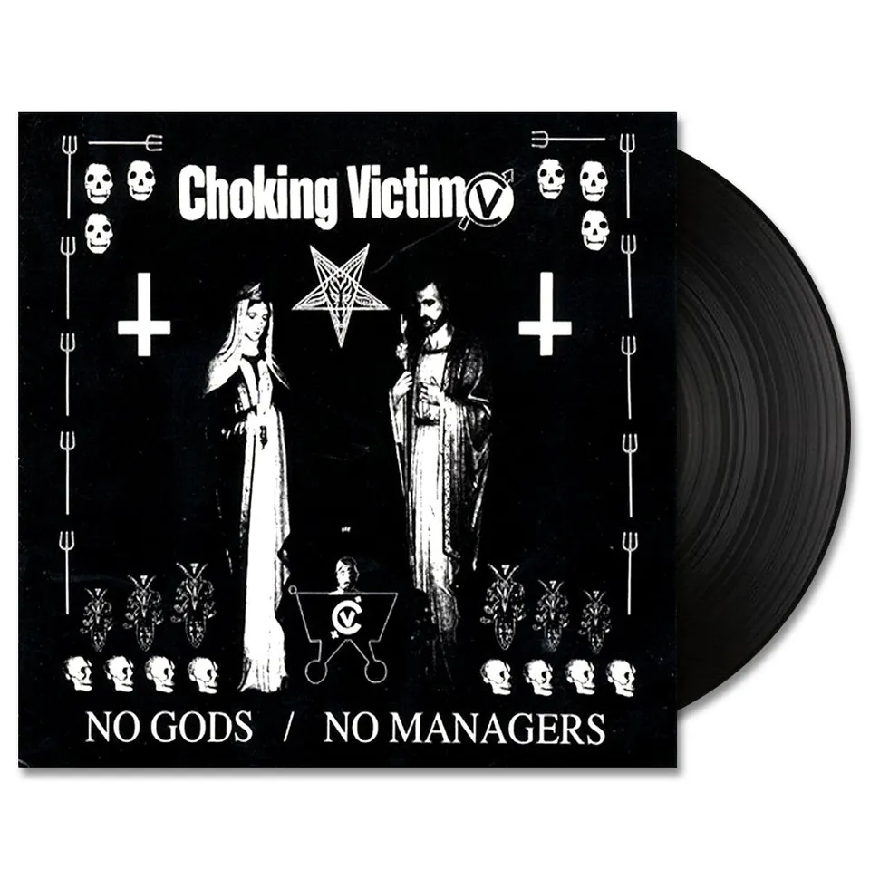 choking-victim-no-gods-no-managers-lp-vinyl-schwarz image 1
