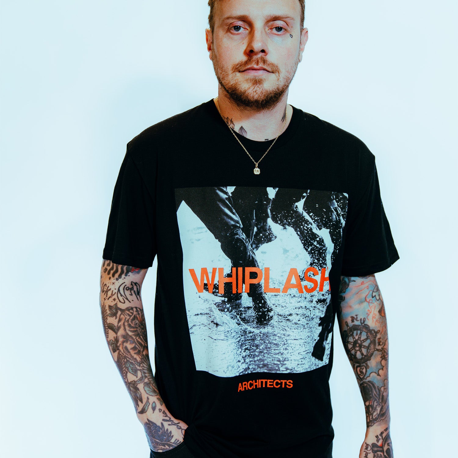 architects-whiplash-single-t-shirt-schwarz-baumwolle image 2