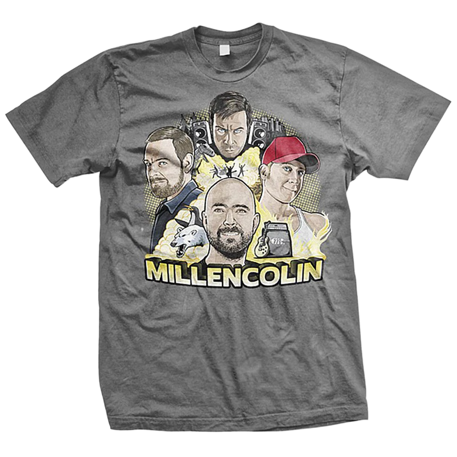 millencolin-connection-tee-charcoal-baumwolle image 1