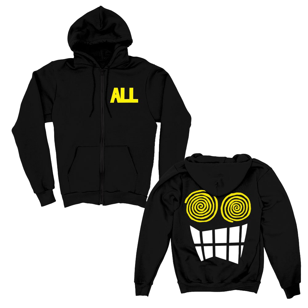 all-allroy-zip-up-hoodie-schwarz-kapuzenjacke-l-baumwolle image 1