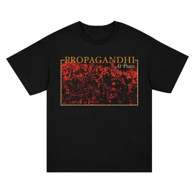 propagandhi-at-peace-t-shirt-schwarz-album-baumwolle image 1
