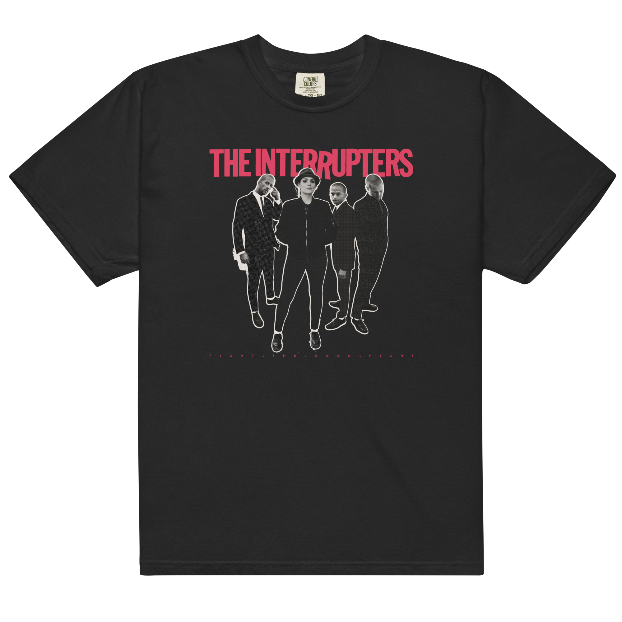 the-interrupters-fight-the-good-fight-t-shirt-schwarz-2 image 1